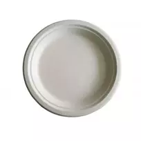 GoGreen Compostable sugarcane plates Go Green Ø23cm, 10 pieces/0.16kg