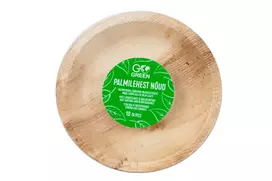 GoGreen Palm leaf plates Go Green Ø15cm, 10 pieces/0.18kg
