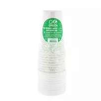 GoGreen Eco-friendly coffee cups with lids, Go Green, 320ml, 10 pcs / 0.12kg