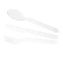 GIO`STYLE Cutlery set (fork, knife, spoon) – Trippy white