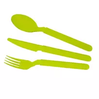 GIO`STYLE Cutlery set (fork, knife, spoon) – Trippy green