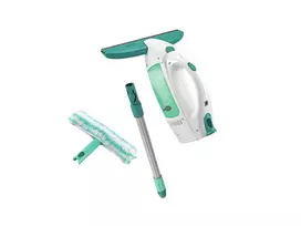 Leifheit Vacuum Window Cleaner Dry AND Clean with window washer and 43cm handle