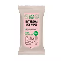 GoGreen Bathroom wet wipes, 50 count.
