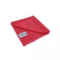 QLEANUP Microfiber cloths, 250gsm, 30x30 cm, pack of 10, red