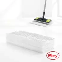 Mery Microfiber dust cloths, 20-pack, for floor brush dust mops, 29.5x21.5cm