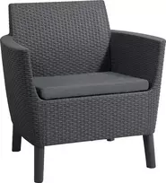 Keter Garden chairs, 2 pack. Salemo Duo, grey