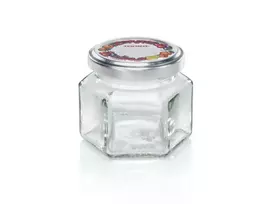 Leifheit 106ml hexagonal glass jar