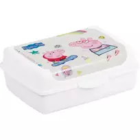 Keeeper Food storage container deco-click-box midi 1L Olek "Peppa Pig" 17x13x7cm white