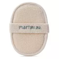 MARTINI SPA Loofah and cotton exfoliating sponge, natural