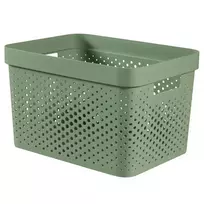 Curver Infinity Recycled Box 17L 36x27x22cm green