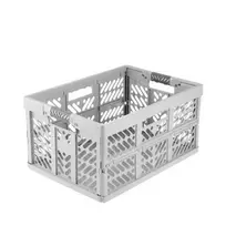 Keeeper Folding box with a load capacity of up to 50kg, Ben, 54x37x28cm, 45L, grey
