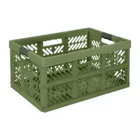 Keeeper Folding box with a load capacity of up to 50kg, Ben, 54x37x28cm, 45L, olive color