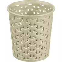 Curver My Style L round basket, 14.4cm, cream