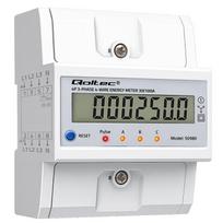 Qoltec Three-phase energy meter with reset, 400V, 100A