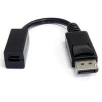 StarTech.com 6-inch (15cm) DisplayPort to Mini DisplayPort Cable - 4K x 2K UHD Video - DisplayPort Male to Mini DisplayPort Female Adapter Cable - DP Computer to mDP 1.2 Monitor Extension Cable