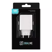 Obal:Me Wall Charger | Travel Charger | 18W | USB-A | White