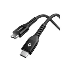 Spigen EB10010CCA data transfer and charging cable | USB-C to USB-C | 100W | 1m | black