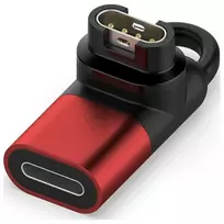 MajesticLine Lightning Adapter for Charging Garmin Watches, red