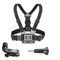 Hurtel Adjustable camera harness with rotating tripod and phone mount