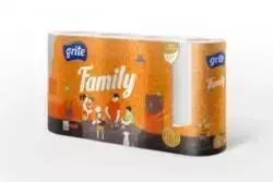 FAMILY Kitchen towels Grite, 4 rolls, 2-ply, 83 sheets, 14.94m