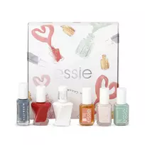 Essie Discovery Set: Nail Enamel, Vegan, Glossy Shine Finish, Nail Polish, 99, Mint Candy Apple, 13.5 ml + Expr Air Dry Nail Polish, 13.5 ml + Gel Couture Nail Polish, Rock the Runway, 13.5 ml + Nail