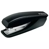 LEITZ Mini stapler, recycle, binds up to 10 sheets, black color