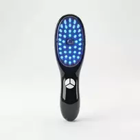 Marielle head massage brush with steam and light function – MSMPS, black