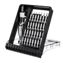 Jakemy JM-8189A 32-in-1 Screwdriver with Precision Tweezers (Black)