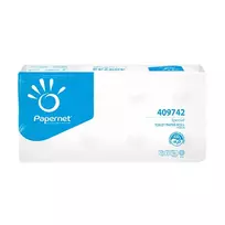 Papernet Toilet paper Special, 2 ply, 180 sheets, 9.7 cm x 19.8 m, white, pure cellulose, 8 rolls/pack.