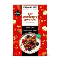 THE BEGINNINGS Auzu dzērveņu granola, 200g