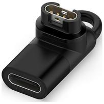 MajesticLine USB-C adapter for charging Garmin watches, black