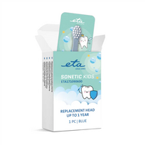 ETA Sonetic Kids 171090600 | Heads | For kids | 1 brush head included | Blue