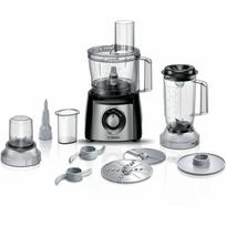 BOSCH Food Processor MultiTalent 3, black stainless steel (MCM3501M)