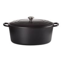 LE CREUSET Signature Roaster oval 40cm black Schwarz (21178400000430)