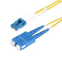 StarTech.com 7m (22.9ft) LC to SC (UPC) OS2 single-mode duplex fiber optic cable, 9/125µm, 100G, bend-insensitive, low insertion loss – LSZH fiber jumper cord