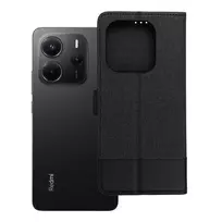 OEM GOMMA Book Case for Xiaomi Redmi Note 14 4G (GLOBAL - 164.84mm x 78.15mm x 8.16mm), black