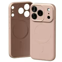 Mercury Semi-silicone phone case with MagSafe support for Samsung Galaxy A37 (A376), pink