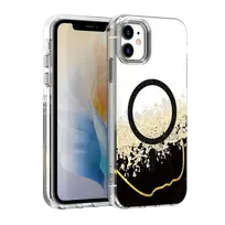 TFO Epoxy Mag phone case with MagSafe support for iPhone 11, black