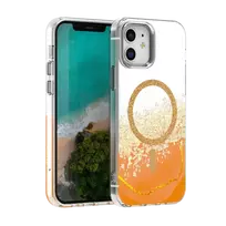 TFO Epoxy Mag phone case with MagSafe support for iPhone 12 | iPhone 12 Pro orange