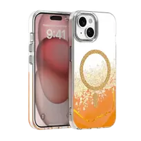 TFO Epoxy Mag phone case with MagSafe support for iPhone 13 | iPhone 14 orange