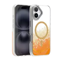 TFO Epoxy Mag phone case with MagSafe support for iPhone 17, orange