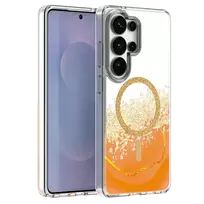 TFO Epoxy Mag phone case with MagSafe support for Samsung Galaxy S25 Ultra (S938) orange
