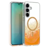 TFO Epoxy Mag phone case with MagSafe support for Samsung Galaxy S25 FE (S731) orange