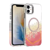 TFO Epoxy Mag phone case with MagSafe support for iPhone 11, pink