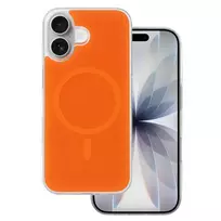 Toptel Glossy phone case with MagSafe support for iPhone 17, orange