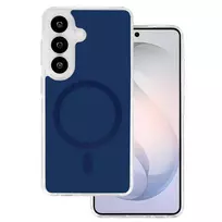 Toptel Glossy phone case with MagSafe support for Samsung Galaxy S24 (S921) | S25 (S931) navy