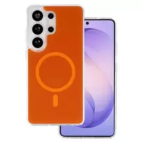 Toptel Glossy phone case with MagSafe support for Samsung Galaxy S25 Ultra (S938) orange
