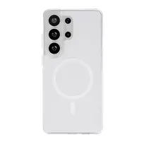 Toptel Glossy phone case with MagSafe support for Samsung Galaxy S26 Ultra (S948) white