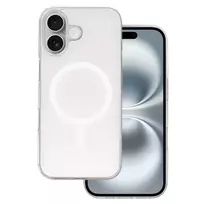 Toptel Glossy phone case with MagSafe support for iPhone 16, white