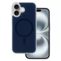 Toptel Glossy phone case with MagSafe support for iPhone 16, blue